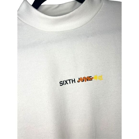 Sixth June Oversized Sweatshirt Graffiti Back Print - Men’s M - Picture 3 of 6